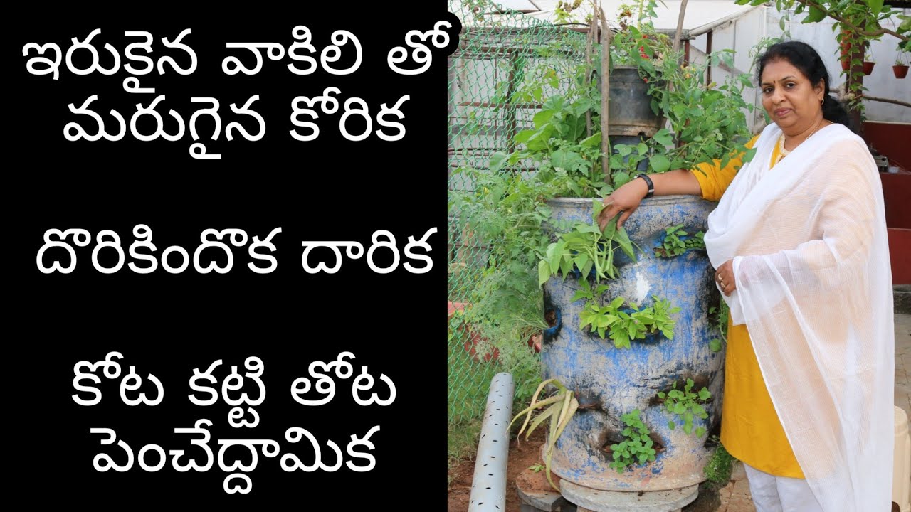 Tower Garden- Stunning Home Garden Ideas/ Balcony Garden /Grow Vegetable Garden in Single Barrel