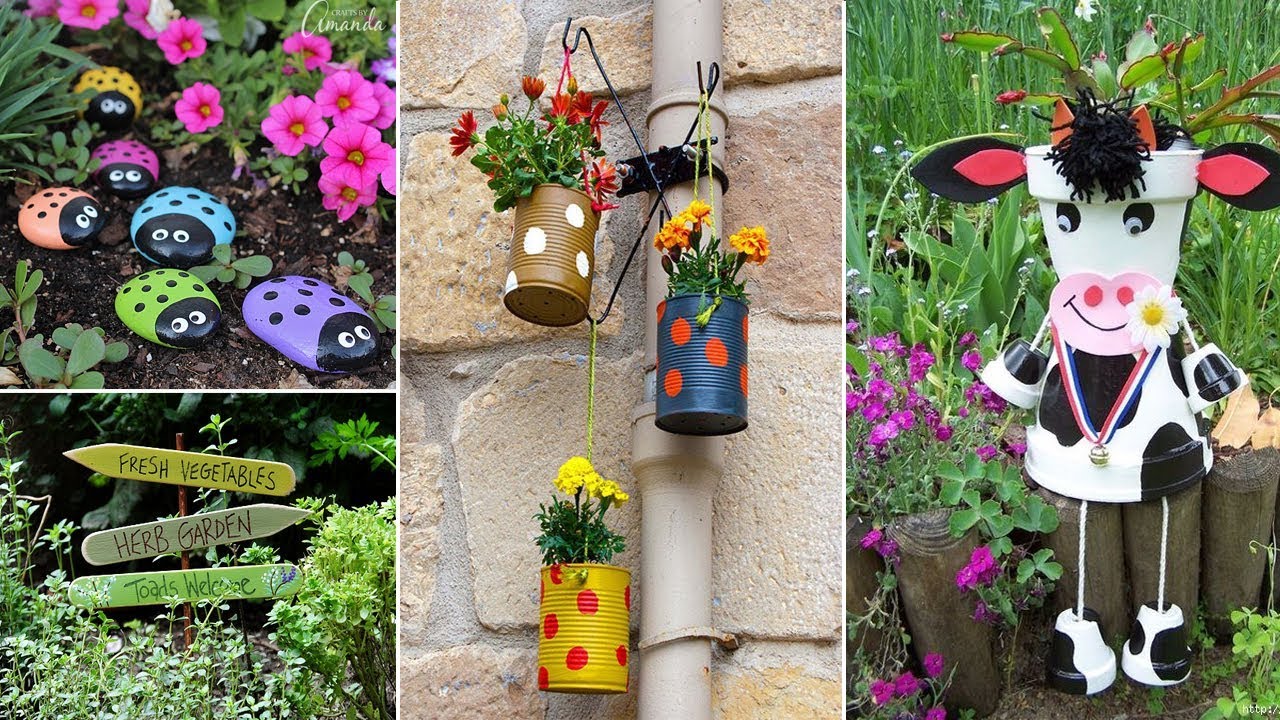 120 Cute And Easy DIY Garden Crafts ideas | DIY Garden