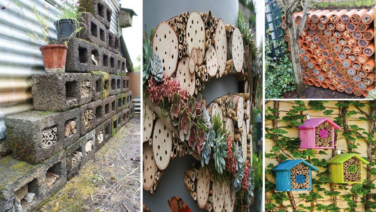 Hotel with insects : 23 ideas to install it in your garden |  garden ideas