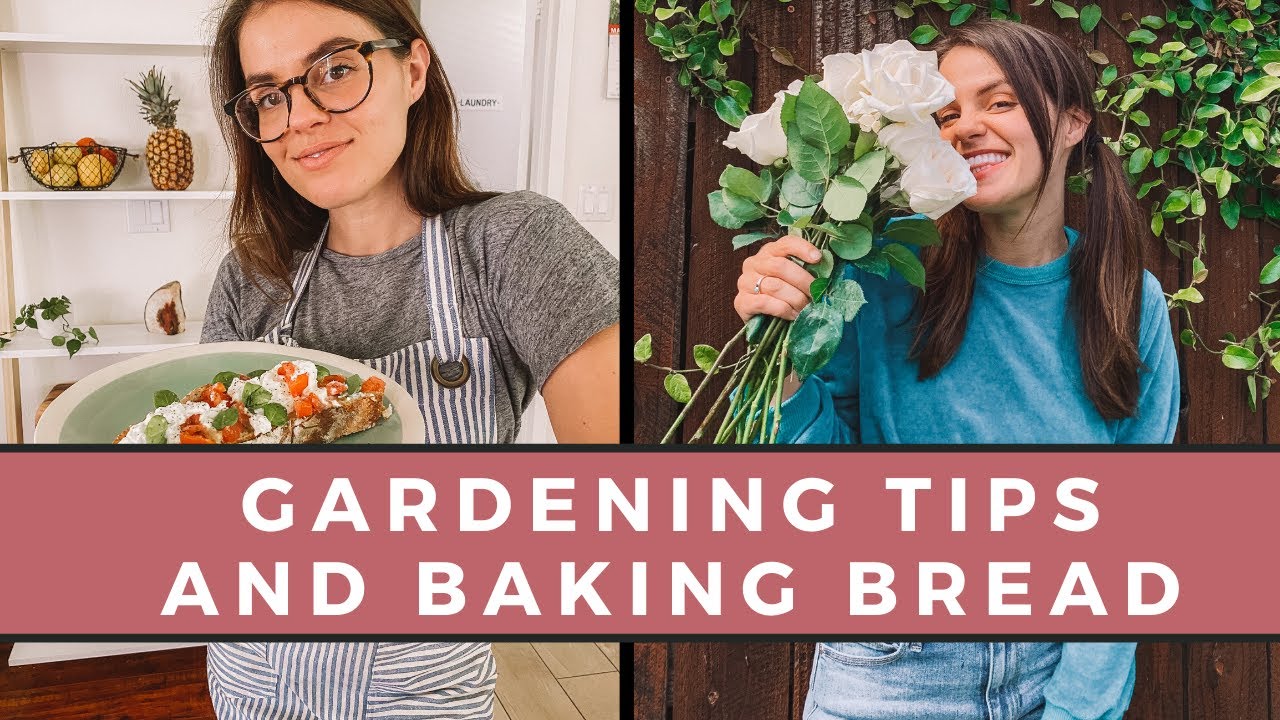 Vegetable Gardening Tips For Beginners  + How To Bake Bread