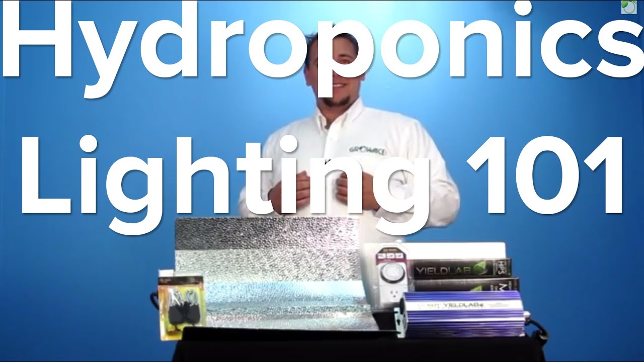 Hydroponic Grow Lights 101 Tutorial Indoor Garden System